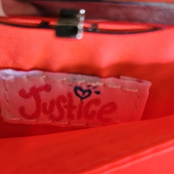 Justice Mini Purse Pink/White/Black Zebra Print Youth Crossbody Accessory OS - Picture 5 of 8